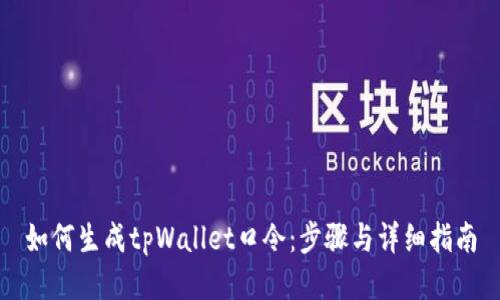 如何生成tpWallet口令：步骤与详细指南